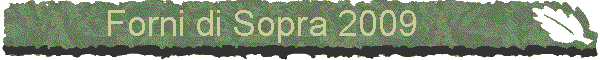 Forni di Sopra 2009